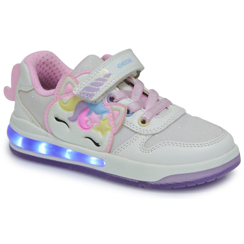 Geox J SKETLITE GIRL B Bianco Sneakers Bambina - 6