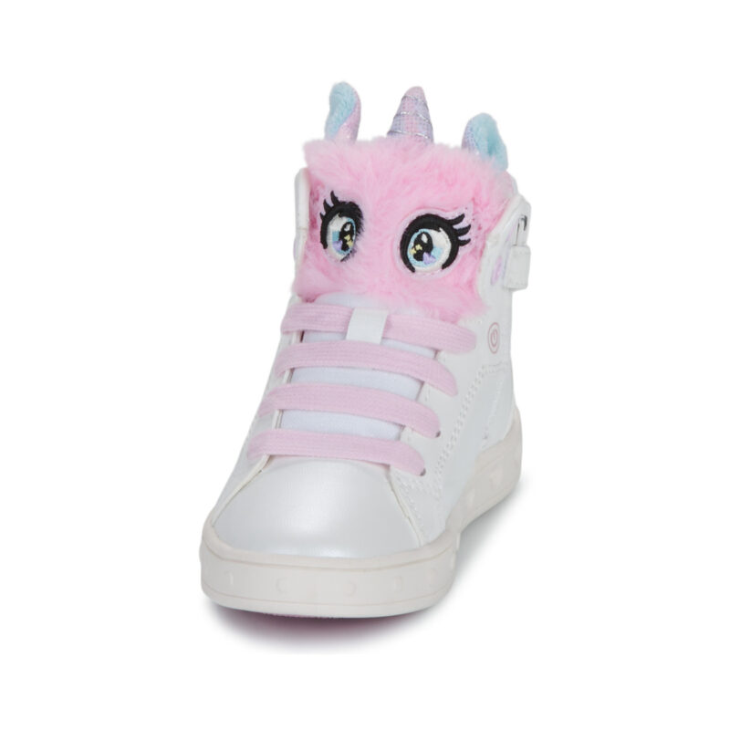Geox J SKYLIN GIRL Bianco Sneakers Bambina - 3