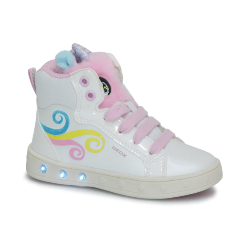 Geox J SKYLIN GIRL Bianco Sneakers Bambina - 6