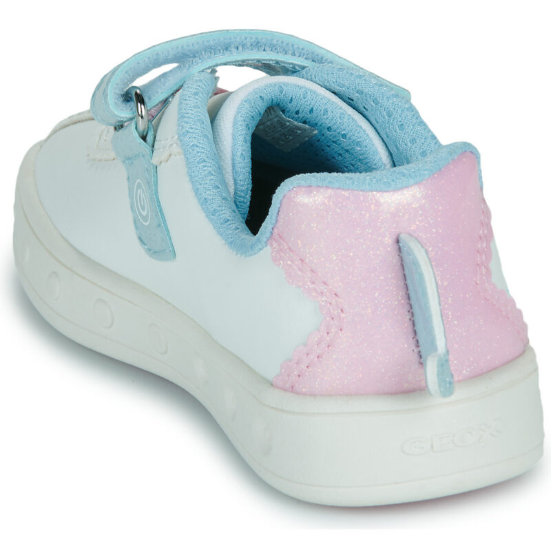 Geox J SKYLIN GIRL Bianco Sneakers Bambina - 5
