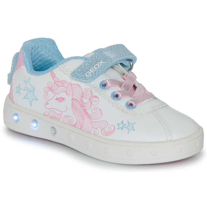Geox J SKYLIN GIRL Bianco Sneakers Bambina - 7
