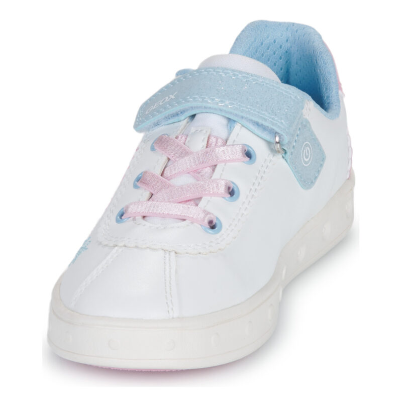 Geox J SKYLIN GIRL Bianco Sneakers Bambina - 3