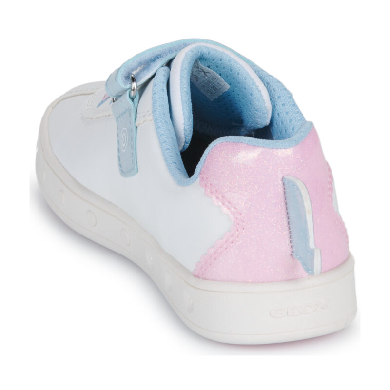 Geox J SKYLIN GIRL Bianco Sneakers Bambina - 5