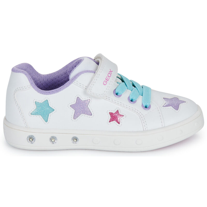 Geox J SKYLIN GIRL Bianco Sneakers Bambina - 2