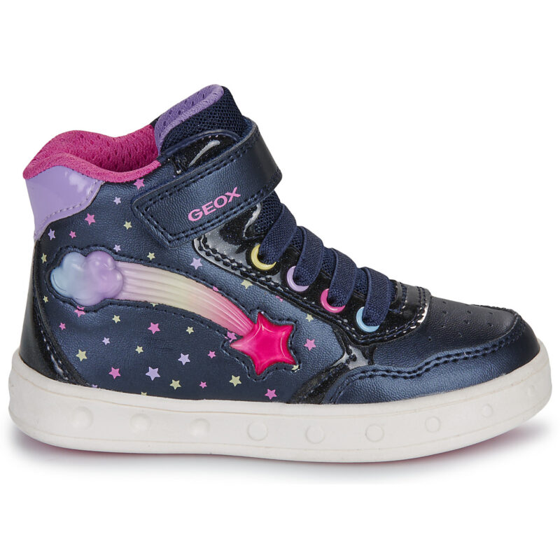 Geox J SKYLIN GIRL Blu Sneakers Bambina - 2