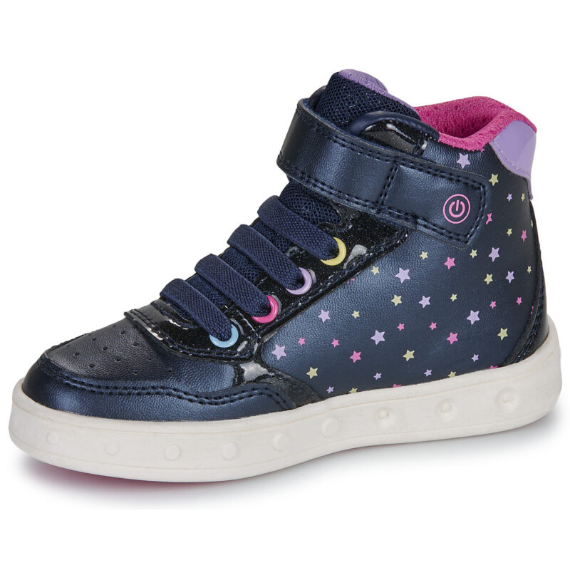 Geox J SKYLIN GIRL Blu Sneakers Bambina - 4