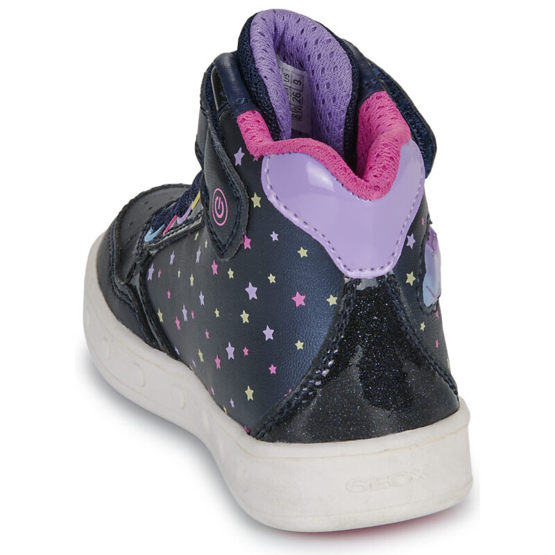 Geox J SKYLIN GIRL Blu Sneakers Bambina - 5