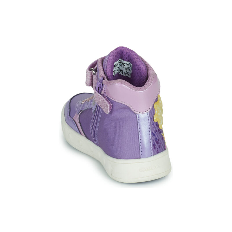 Geox J SKYLIN GIRL G Morado - Zapatillas para niña - 5
