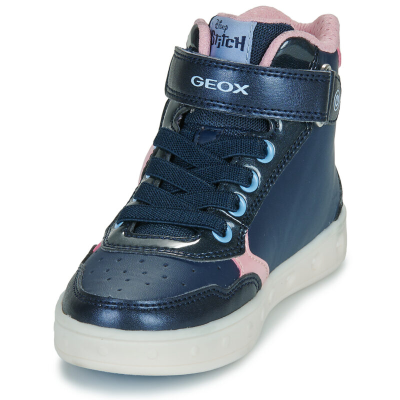 Geox J SKYLIN GIRL STITCH Blu Sneakers Bambina - 3