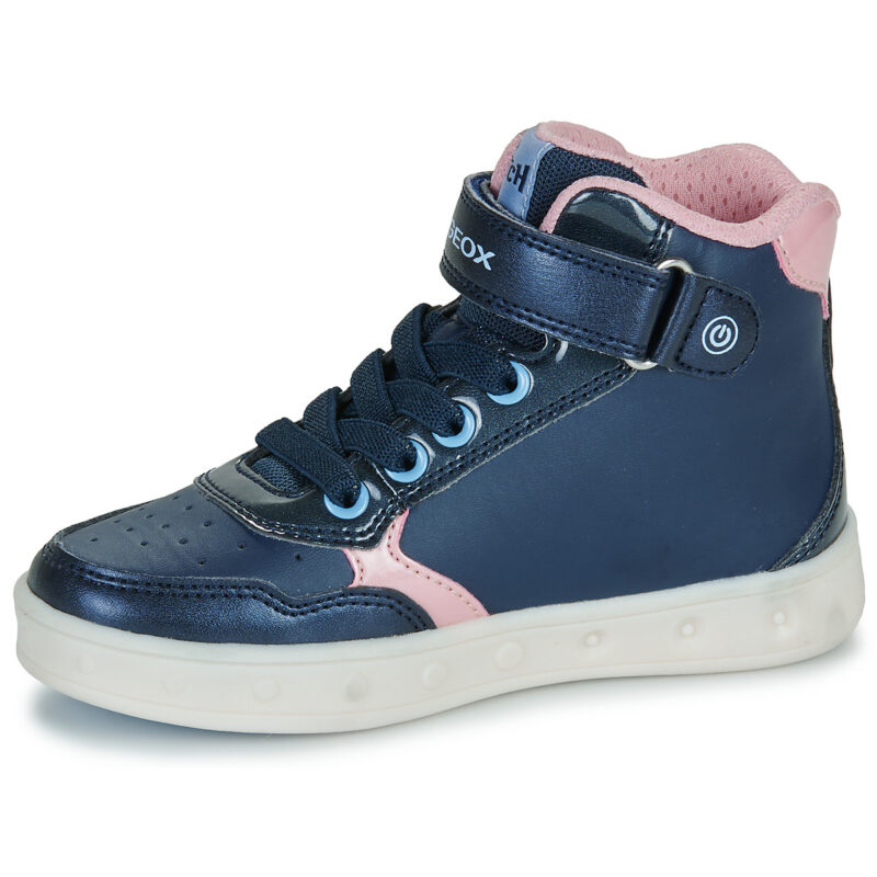 Geox J SKYLIN GIRL STITCH Blu Sneakers Bambina - 4