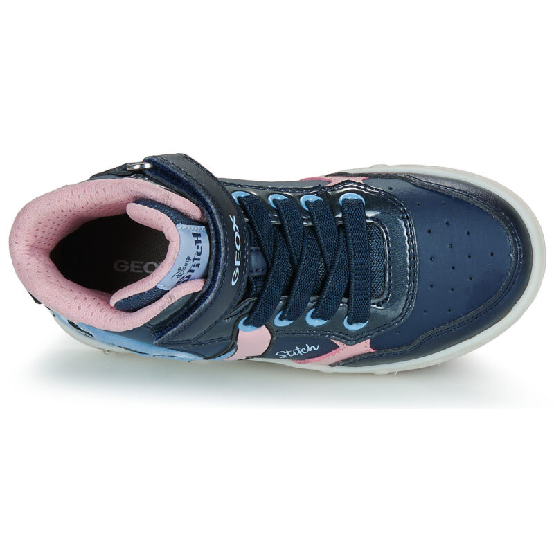 Geox J SKYLIN GIRL STITCH Blu Sneakers Bambina - 6