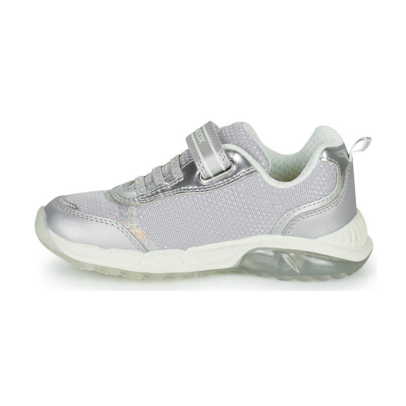Geox J SPAZIALE GIRL A Argento Sneakers Bambina - 4