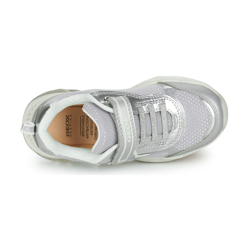 Geox J SPAZIALE GIRL A Argento Sneakers Bambina - 6
