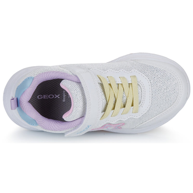 Geox J SPRINTYE GIRL A White - Girl's Sneakers - 6
