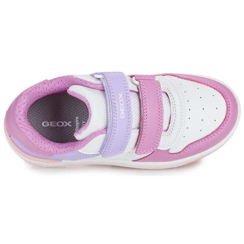 Geox J WASHIBA GIRL Bianco Sneakers Bambina - 6