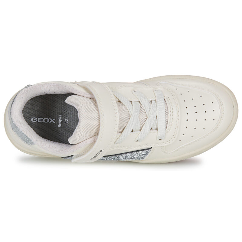 Geox J WASHIBA GIRL Bianco Sneakers Bambina - 6