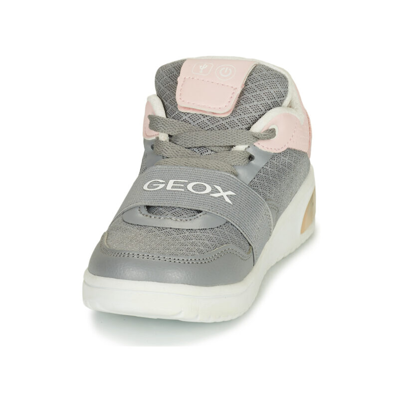 Geox J XLED GIRL Grigio Sneakers Bambina - 3