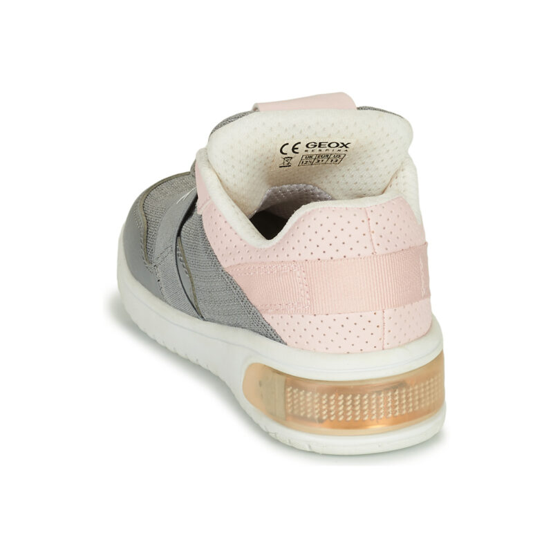 Geox J XLED GIRL Grigio Sneakers Bambina - 5