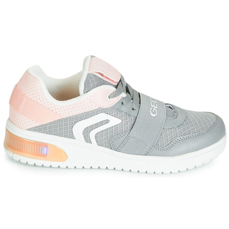 Geox Baskets grises J XLED GIRL pour filles - Pointure 2