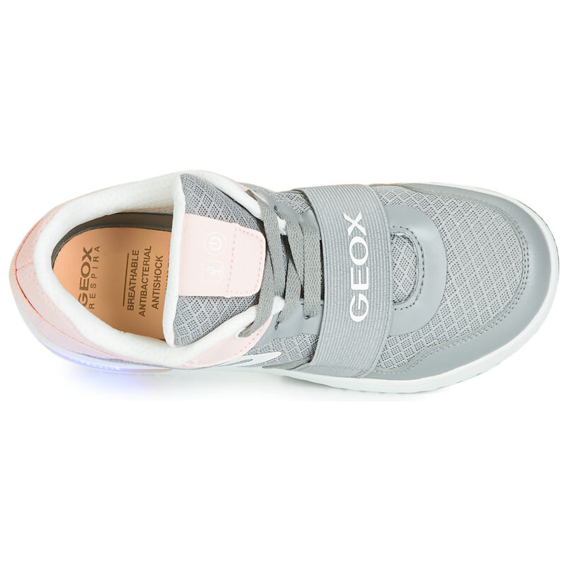 Geox Baskets grises J XLED GIRL pour filles - Pointure 6