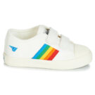 Gola COASTER RAINBOW VELCRO Bianco Sneakers Bambina - 2