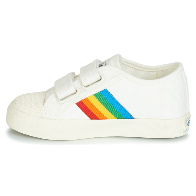 Gola COASTER RAINBOW VELCRO Bianco Sneakers Bambina - 4