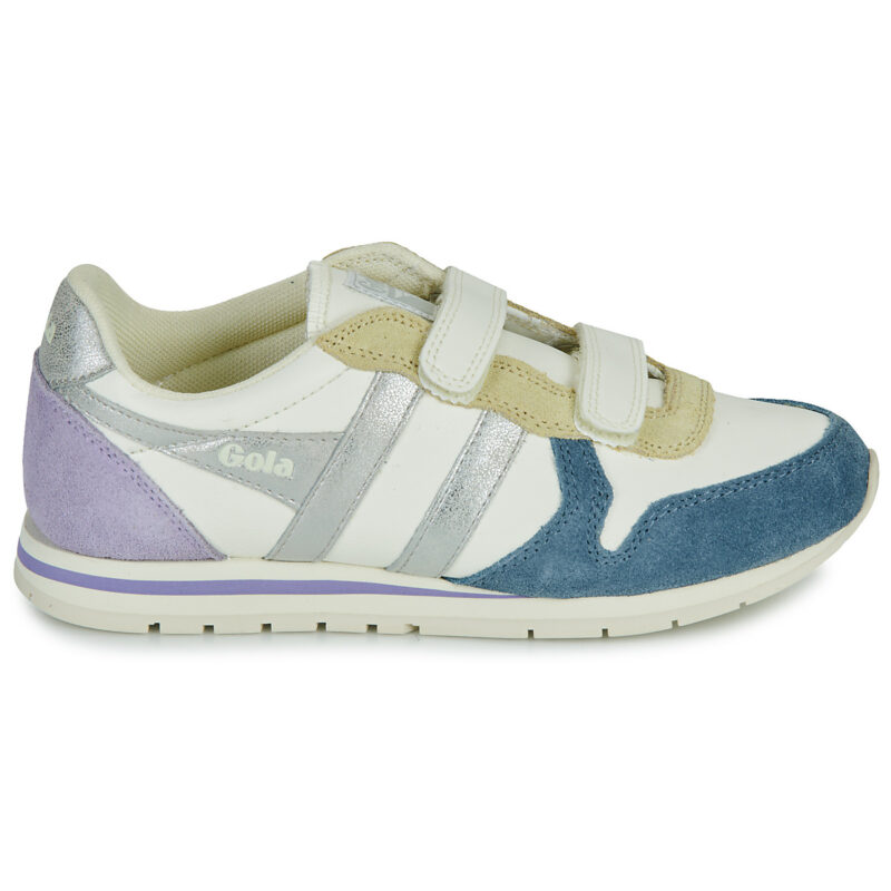 Gola Daytona Quadrant Strap Beige Sneakers Bambina - 2