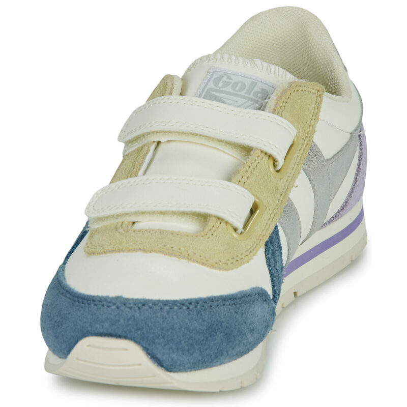 Gola Daytona Quadrant Strap Beige Sneakers Bambina - 3