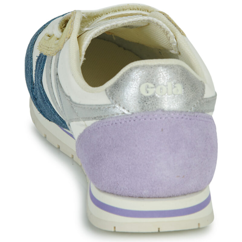 Gola Daytona Quadrant Strap Beige Sneakers Bambina - 5