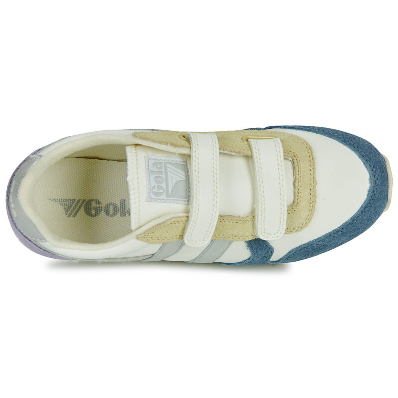 Gola Daytona Quadrant Strap Beige Sneakers Bambina - 6