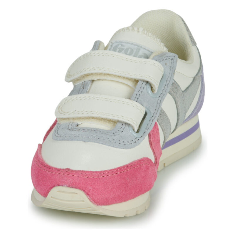 Gola Daytona Quadrant Strap Beige Sneakers Bambina - 3