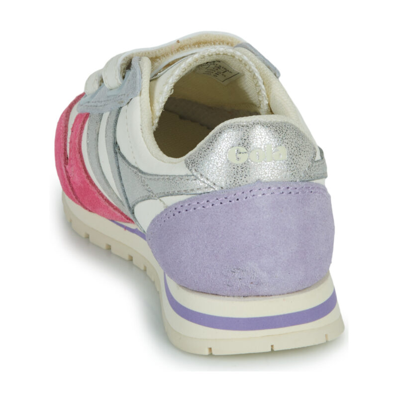 Gola Daytona Quadrant Strap Beige Sneakers Bambina - 5