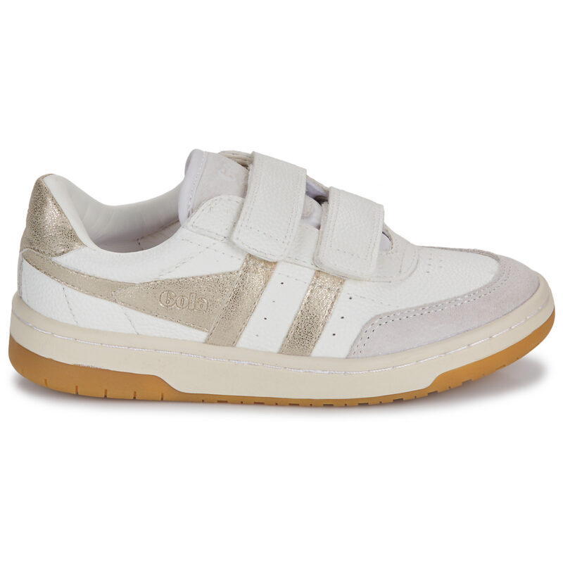 Gola Falcon Mirror Strap Blanc Baskets Fille - 2