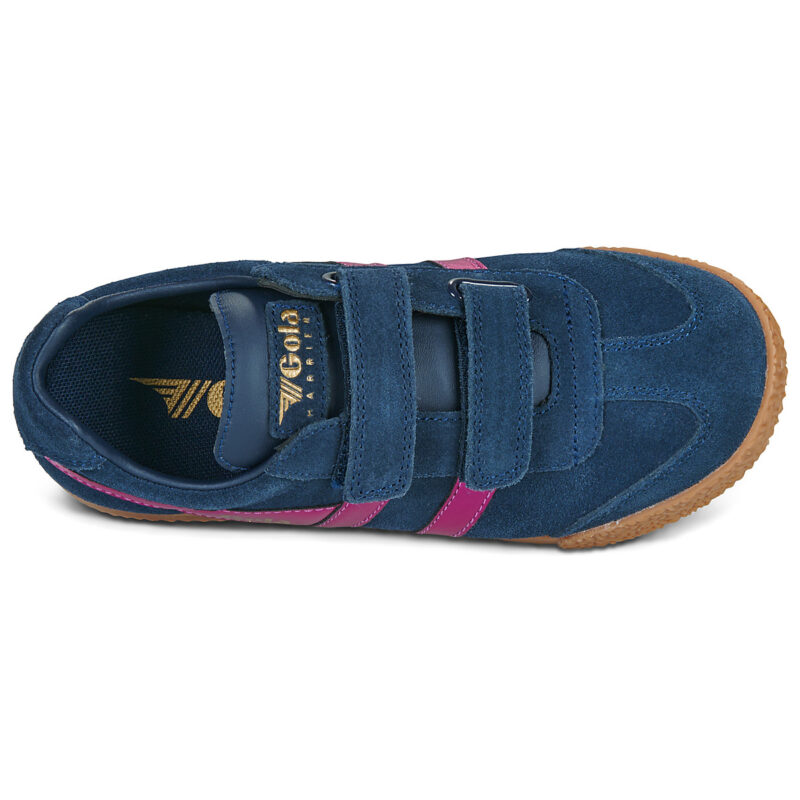 Gola Baskets bleues &agrave; bride Harrier Glitz pour filles - 6