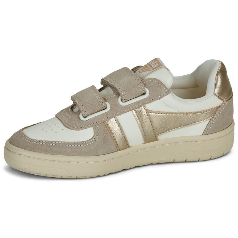 Gola Hawk Mirror Strap Beige Sneakers Bambina - 4