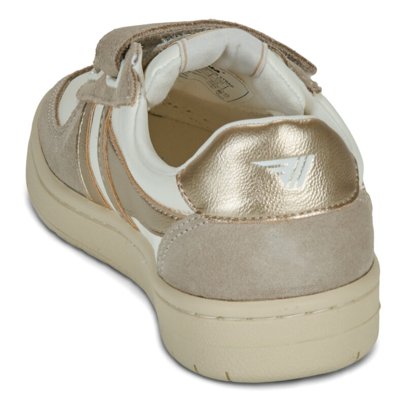 Gola Hawk Mirror Strap Beige Sneakers Bambina - 5