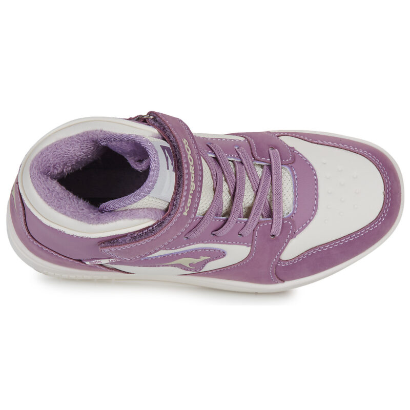 Kangaroos K-CP Rim Mid EV Purple Girls' Sneakers - 6