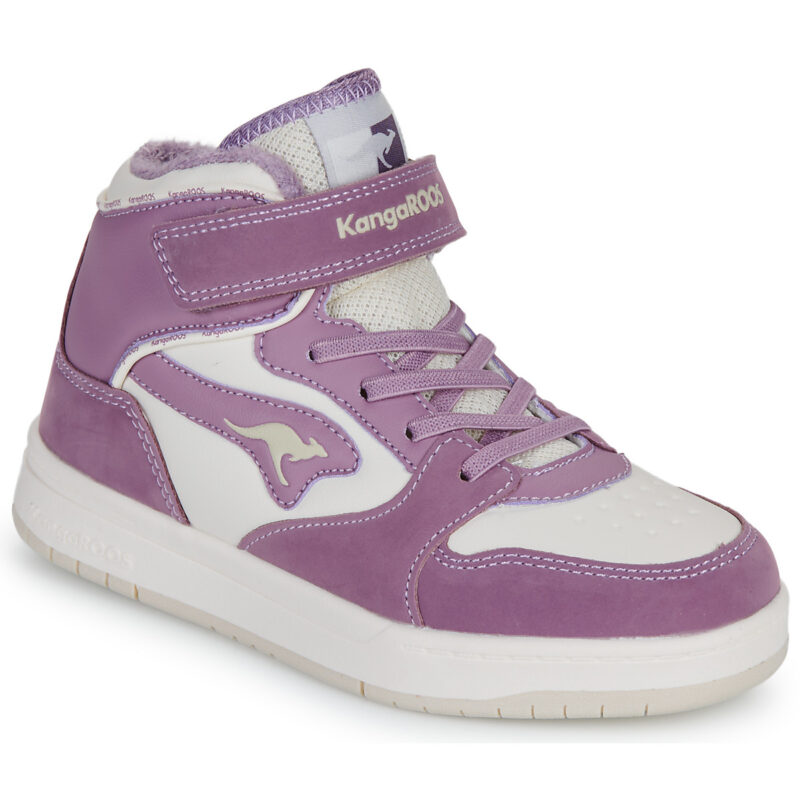 Kangaroos K-CP Rim Mid EV Purple Girls' Sneakers - 1