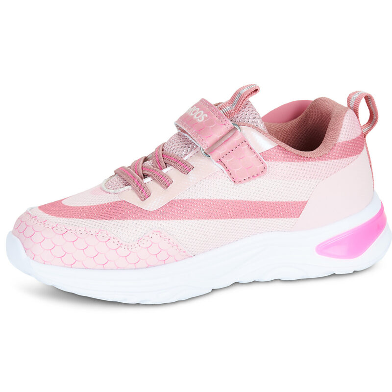Kangaroos K-SLG BORA EV Pink Sneakers for Girls - 4