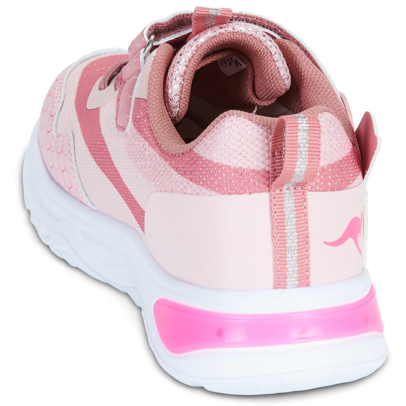 Kangaroos K-SLG BORA EV Pink Sneakers for Girls - 5