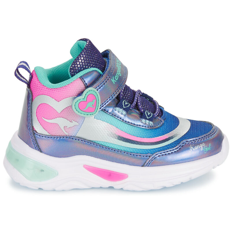 Kangaroos K-SLG Willow Mid EV Blu Sneakers Bambina - 2