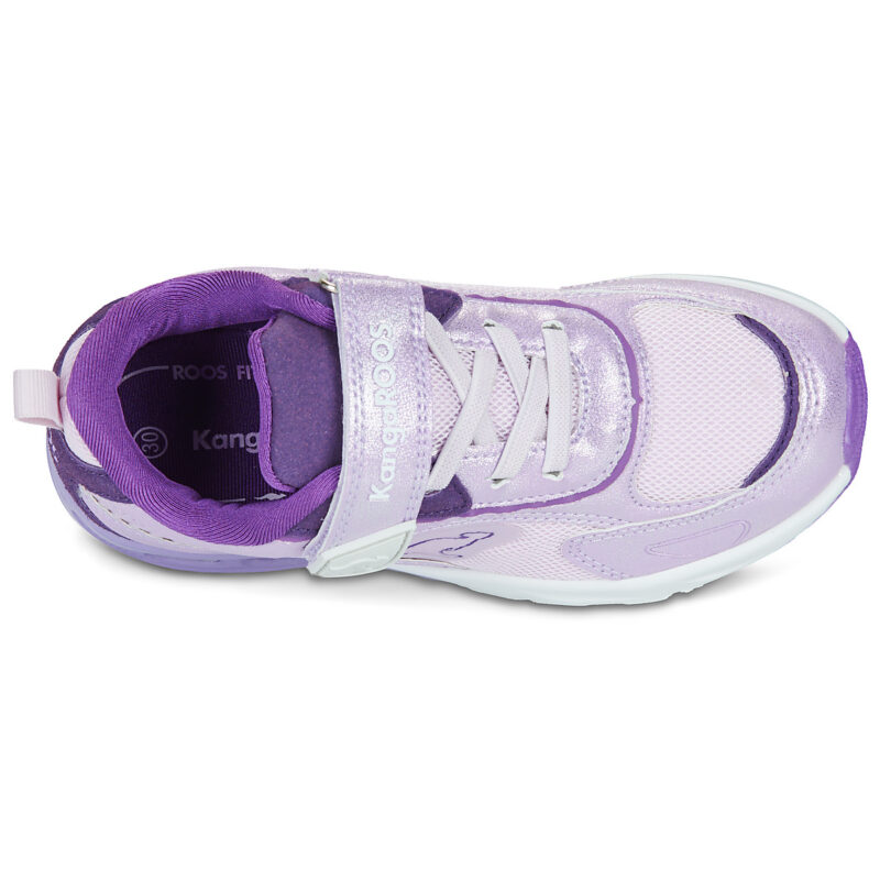 Kangaroos KX-LUFT EV Purple Sneakers for Girls - 6
