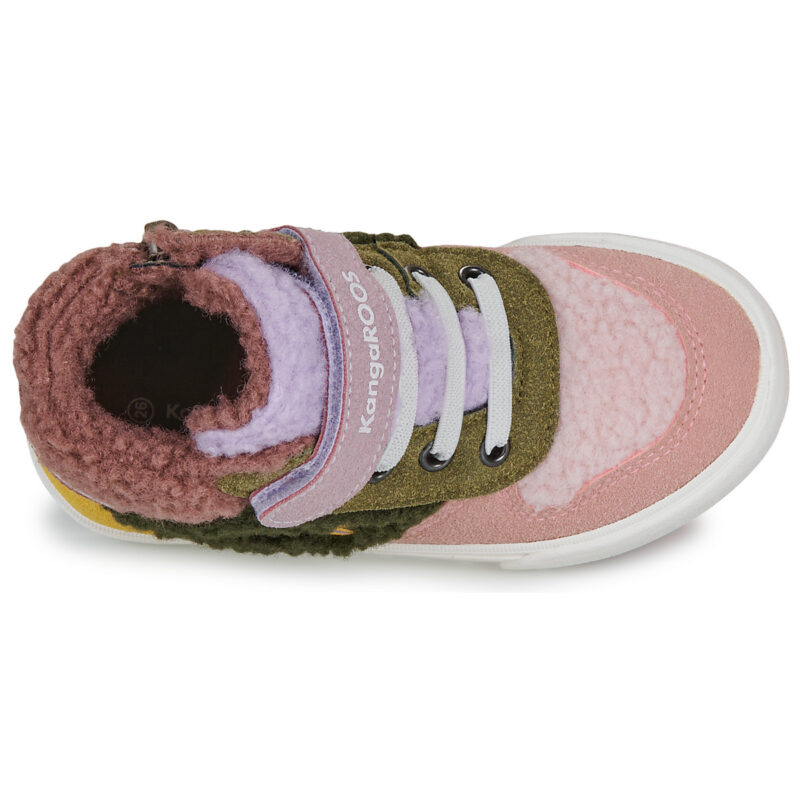 Kangaroos Kavu Shady Fur EV Multicolor Sneakers Girls - 6