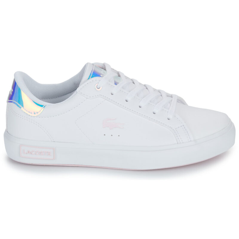 Lacoste POWERCOURT Bianco Sneakers Bambina - 2