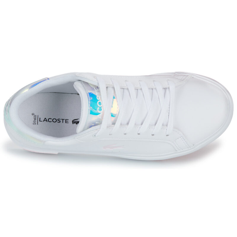 Lacoste POWERCOURT Bianco Sneakers Bambina - 6