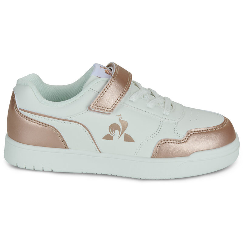 Le Coq Sportif Baskets roses COURT BREAKER GIRL PS pour filles - Taille 2