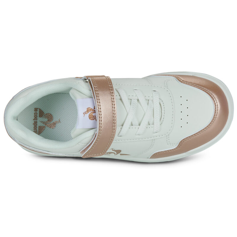 Le Coq Sportif Baskets roses COURT BREAKER GIRL PS pour filles - Taille 6