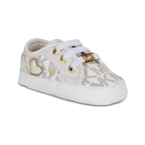 Scarpe bambini ragazza MICHAEL Michael Kors  BABY BRITTANIA HEARTS  Beige MICHAEL Michael Kors 197800590760