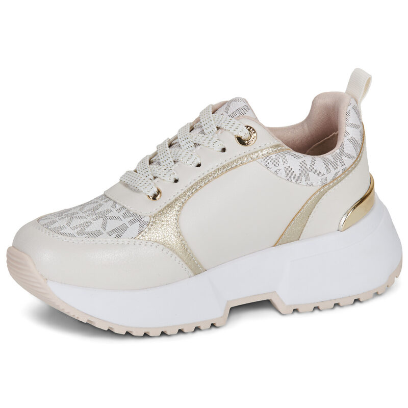 MICHAEL Michael Kors COSMO MEYERS II Beige Sneakers Bambina - 4