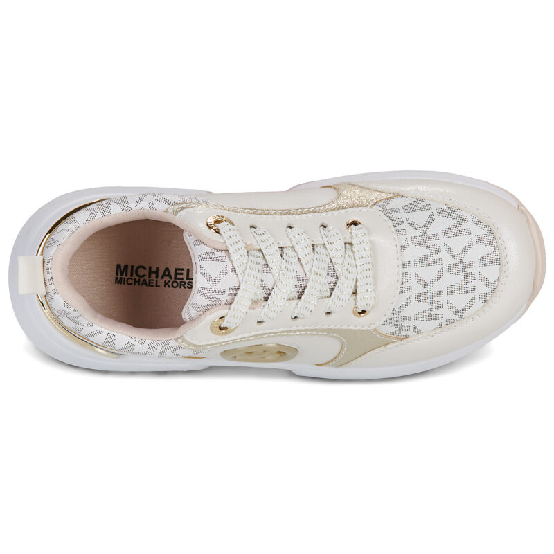 MICHAEL Michael Kors COSMO MEYERS II Beige Sneakers Bambina - 6